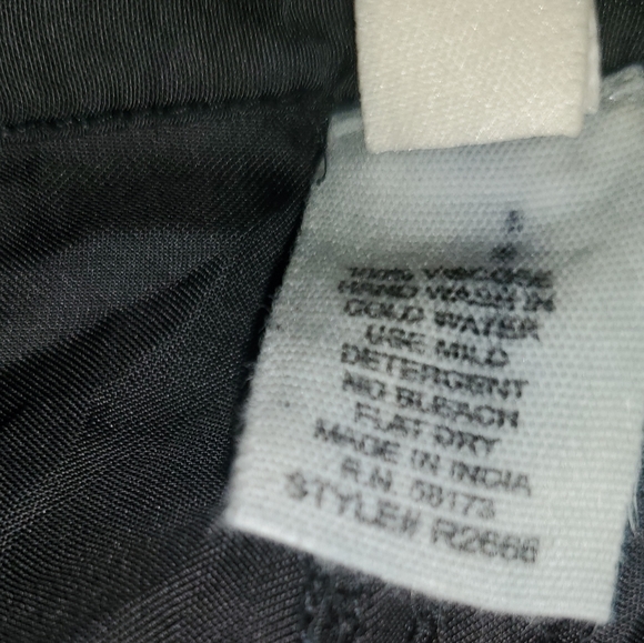 New Anthropologie Raga Beaded Satin Feel Pants L - Picture 7 of 8